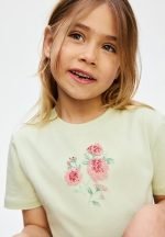 Motif-detail T-shirt - light green - Image 2