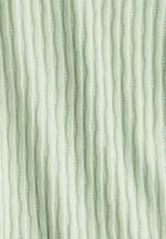 Flounce-trimmed cotton top - light green - Image 5