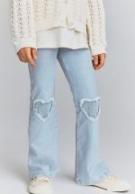 Flared jeggings - light denim blue