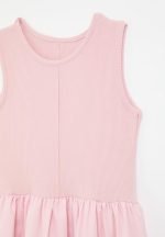 Sleeveless combo dress - dusty pink/rose - Image 2