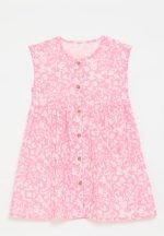 Button down dress - pink