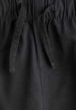 Barrel-leg cotton trousers - dark grey - Image 4