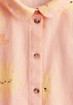 Linen-blend blouse - peach pink hello sun - Image 4