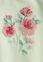 Motif-detail T-shirt - light green - Image 4