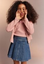 Ribbed jersey cardigan - light pink - Image 3