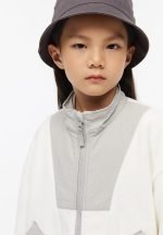 Oversized fleece jacket - cream/block-coloured - Image 4